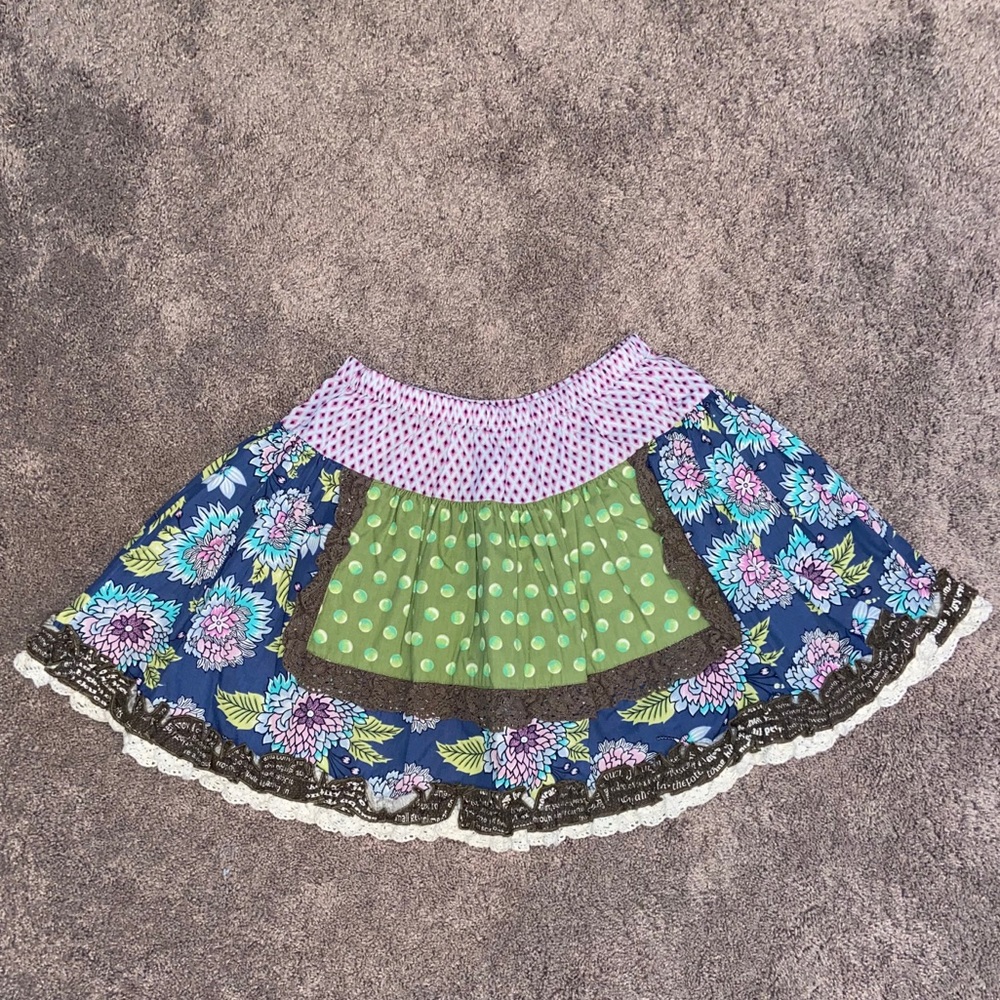 Mustard Pie Ruffle Skirt